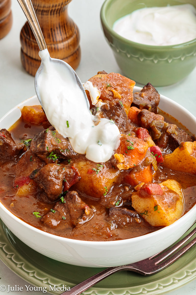 Beef Heart Goulash