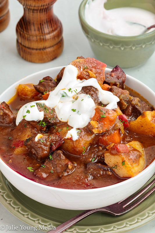 Beef Heart Goulash