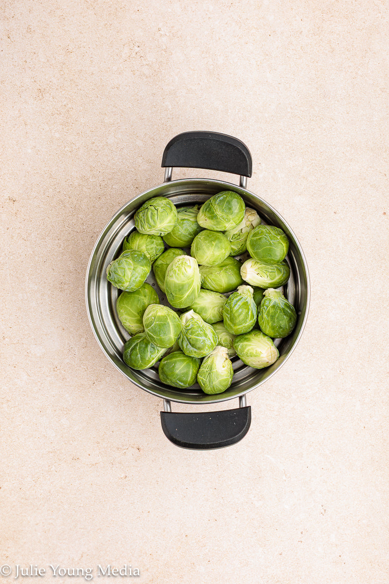 Crispy Smashed Parmesan Brussels Sprouts
