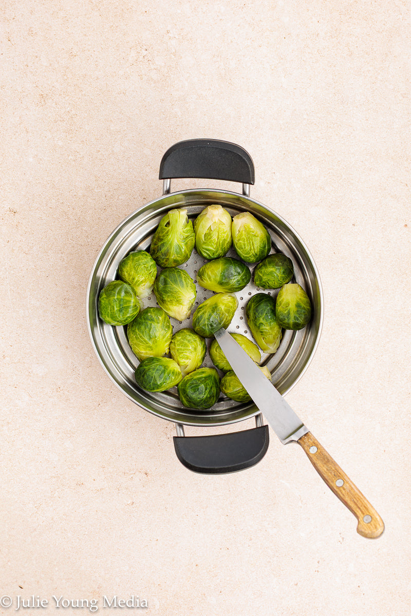 Crispy Smashed Parmesan Brussels Sprouts