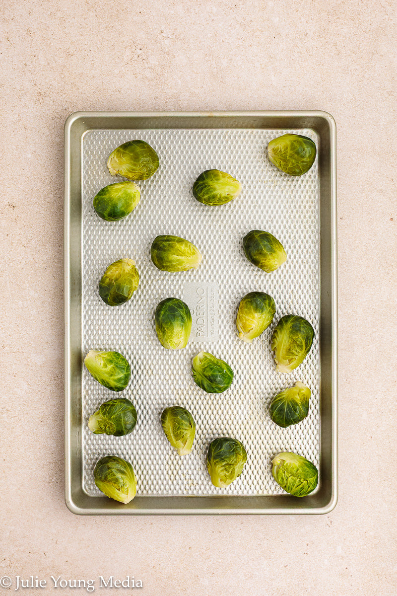 Crispy Smashed Parmesan Brussels Sprouts
