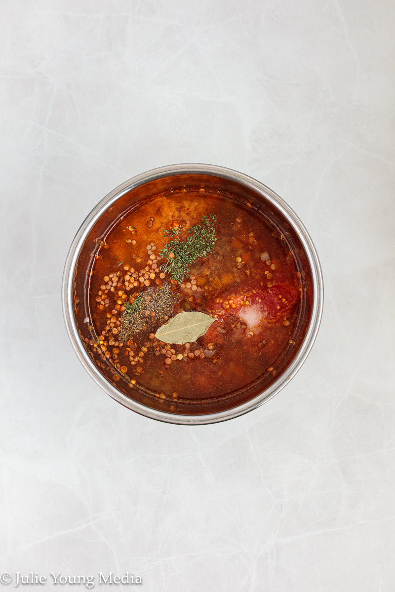 Instant Pot Lentil Soup