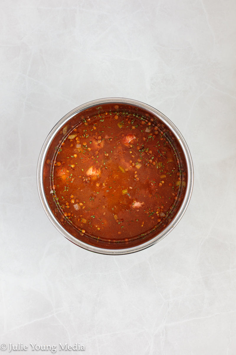 Instant Pot Lentil Soup