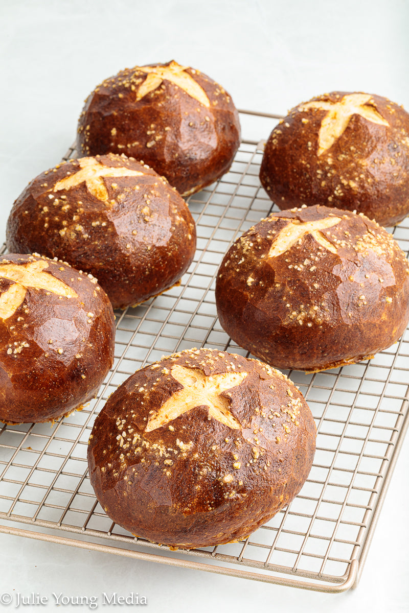 Pretzel Bread Bowls