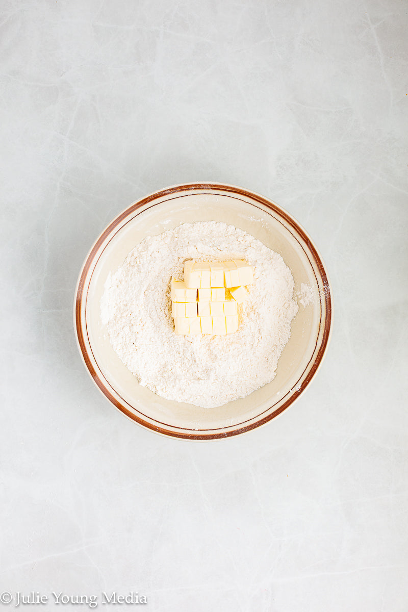 Raspberry and White Chocolate Scones