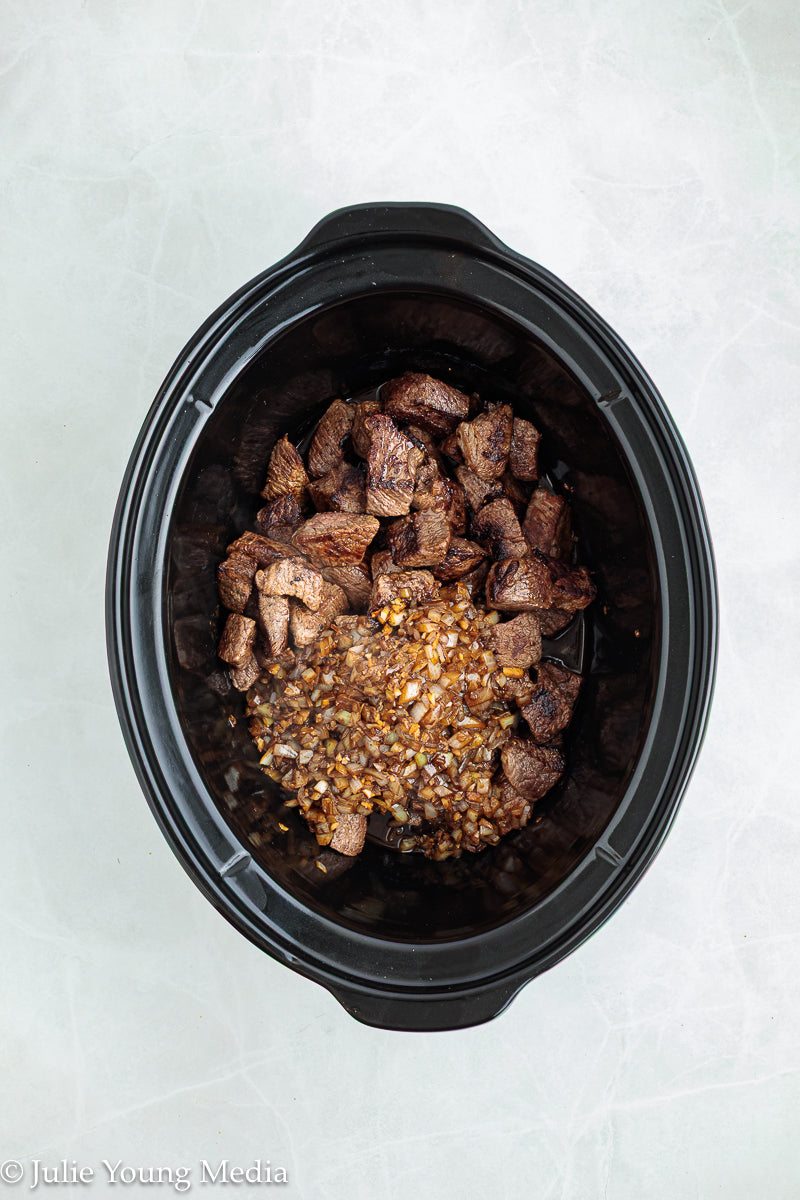 Slow Cooker Steak Bites