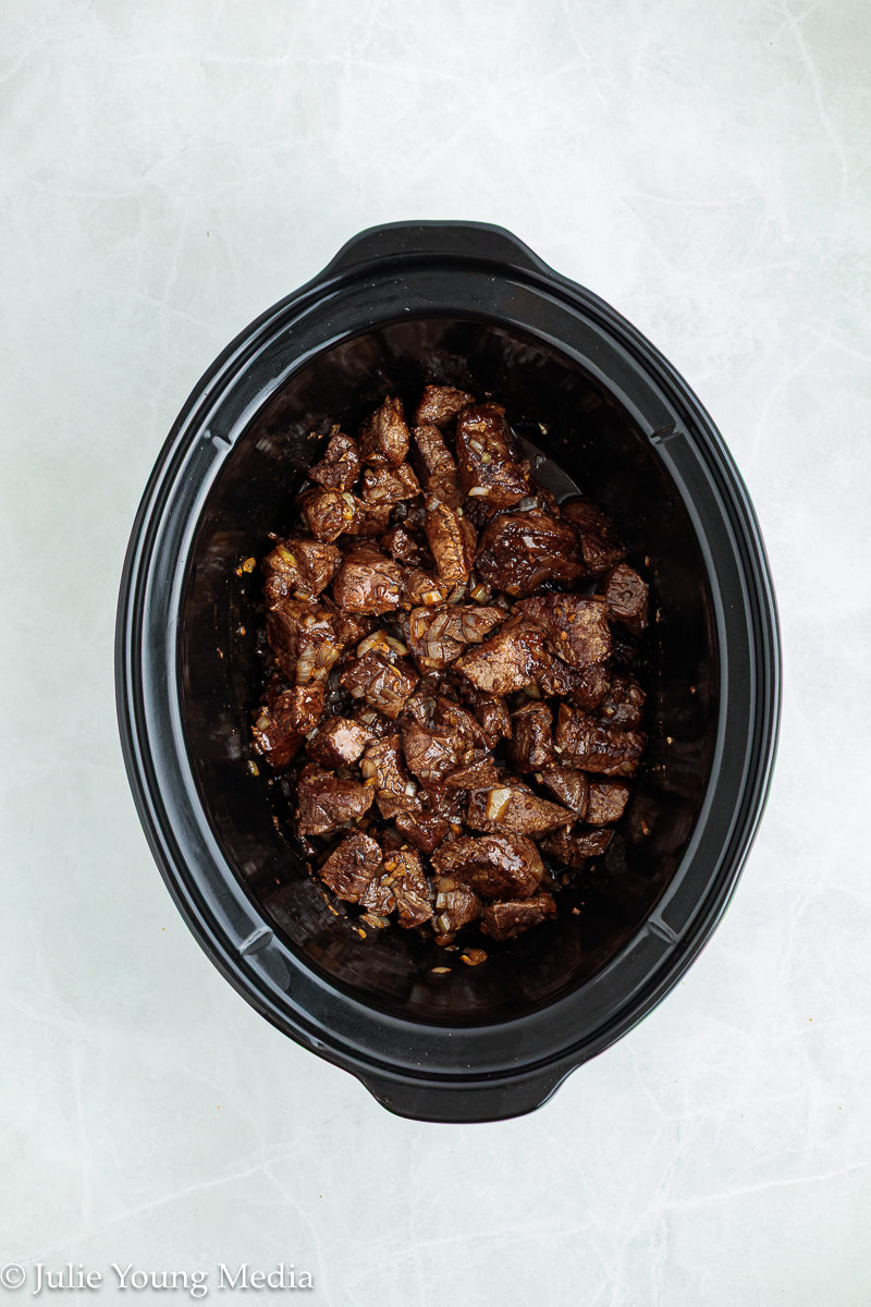 Slow Cooker Steak Bites